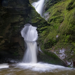 St. Nectans waterfalls.