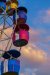 Evening ferris wheel  waits for riders at the July Carnival, our latest attraction at the Ludwig's Corner Show grounds.
