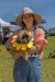 Scarecrow and friend during the pet parade at the Ludwig's Corner Horse Show.