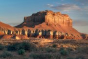 The desert awakens with a golden kiss